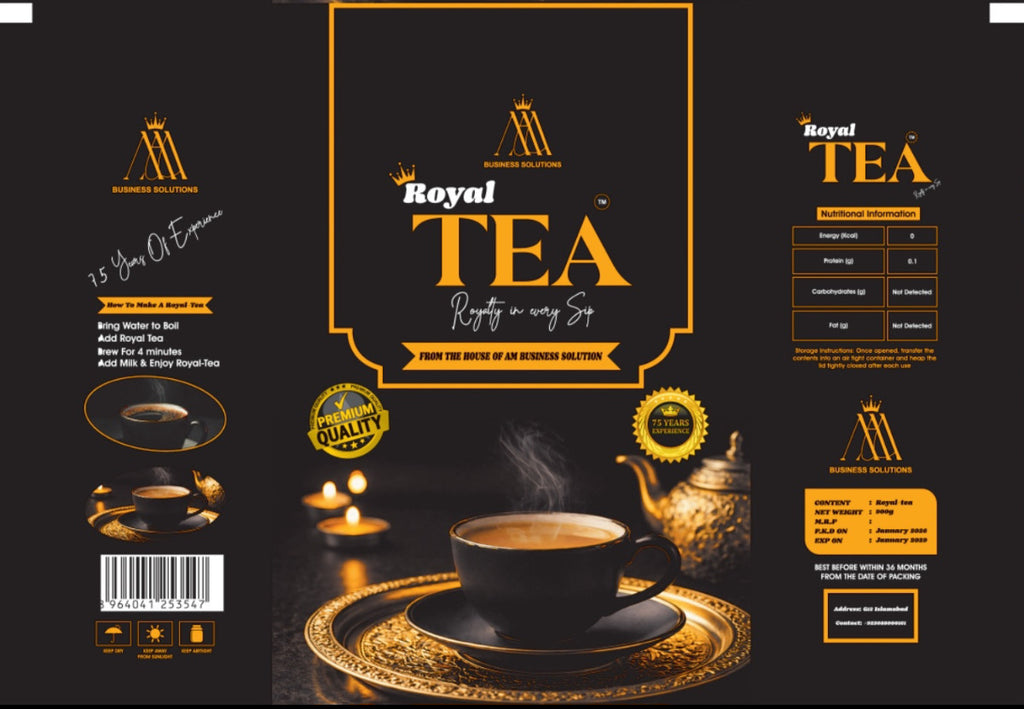 Royal Tea - Premium Pure Black Tea | 75 Years Legacy from Kenya 400g